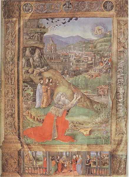 Florentine Bible Oil Painting - Gherardo di Giovanni del Fora