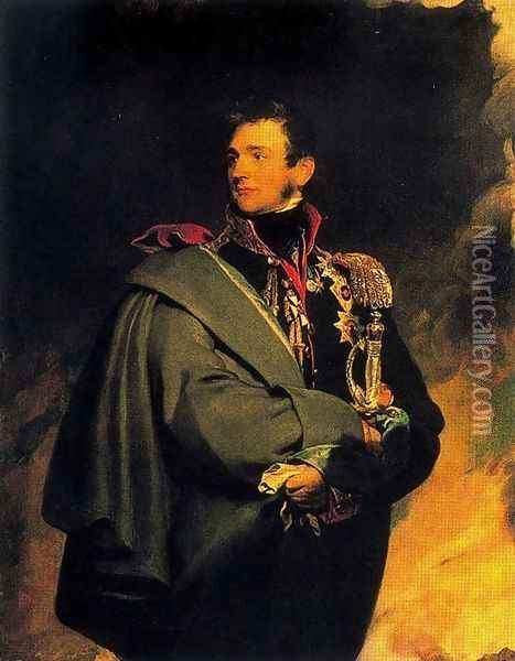 Portrait of Count Mikhail Vorontsov Oil Painting - Sir Thomas Lawrence