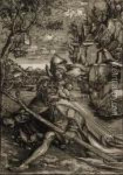 Saint Christopher Oil Painting - Lucas The Elder Cranach