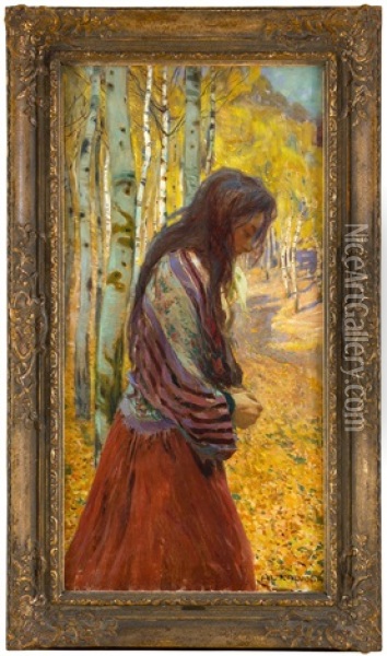 Silena Oil Painting - Alois Kalvoda