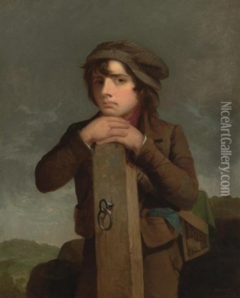 The Young Itinerant Oil Painting - James Henry Beard