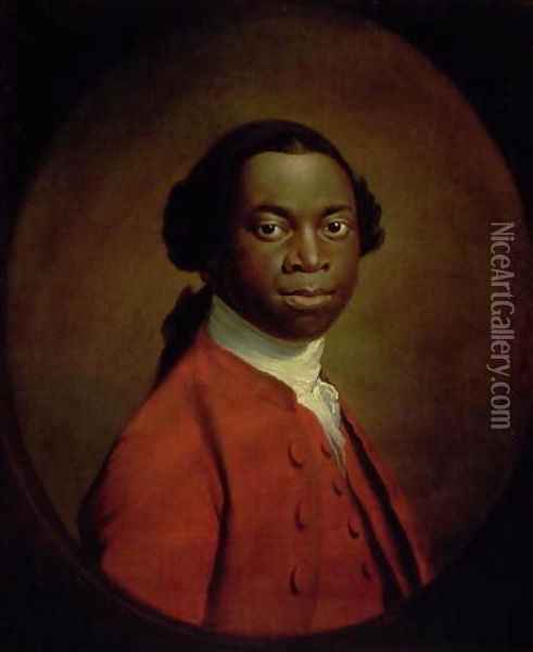 Portrait of an African, c.1757-60 Oil Painting - Allan Ramsay