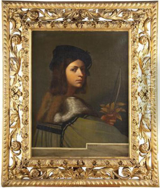 Violinist Oil Painting - Sebastiano Del Piombo