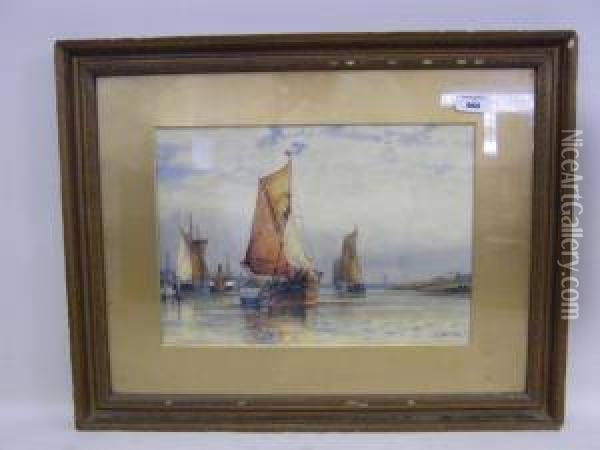 Signed And Dated Oil Painting - Frederick James Aldridge