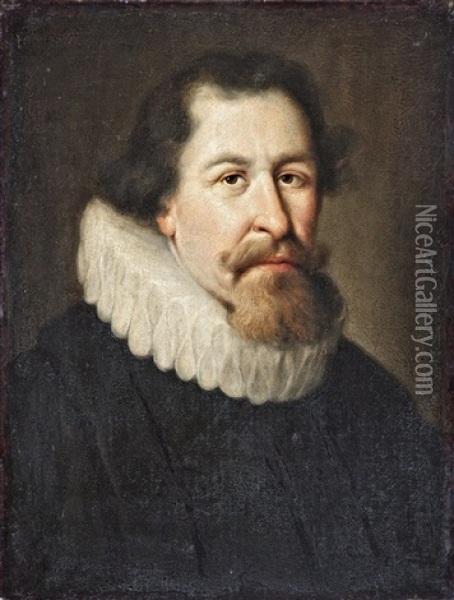 Ferfi Portre Oil Painting - Michiel Janszoon van Mierevelt