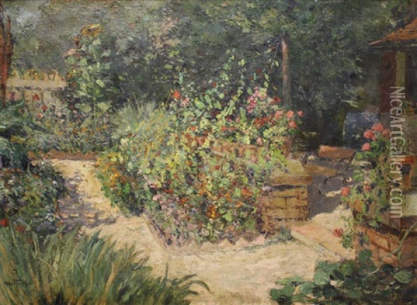 Jardin Au Printemps Oil Painting - Louis Abel-Truchet