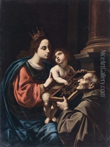 Madonna Con Bambino E San Giovannino Oil Painting - Domenico Manetti