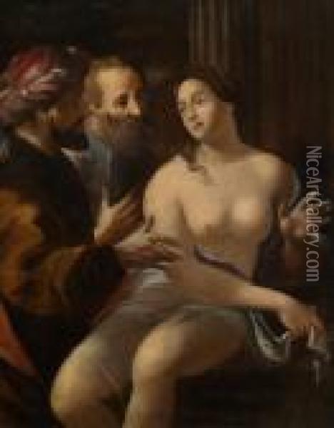Susanna E I Vecchioni Oil Painting - Guido Reni