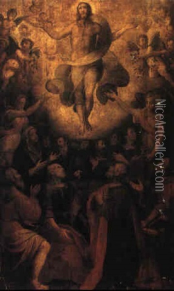 The Ascension Oil Painting - Ludovico Buti