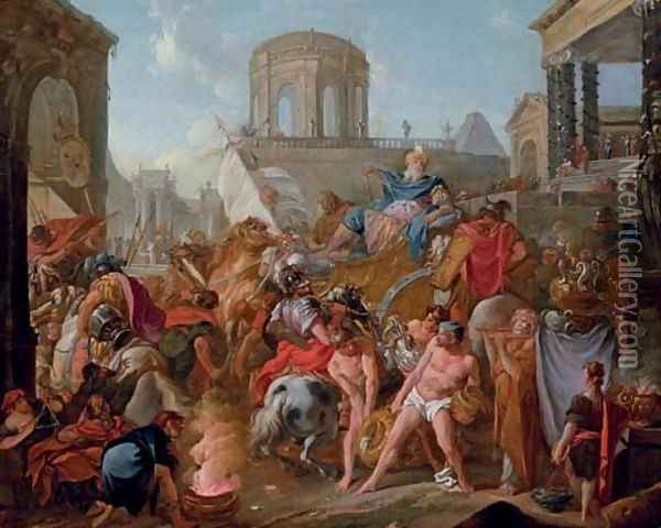 The Triumph of Scipio Oil Painting - Michel-Francois Dandre-Bardon