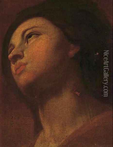 A sybil in reflection Oil Painting - Guido Reni