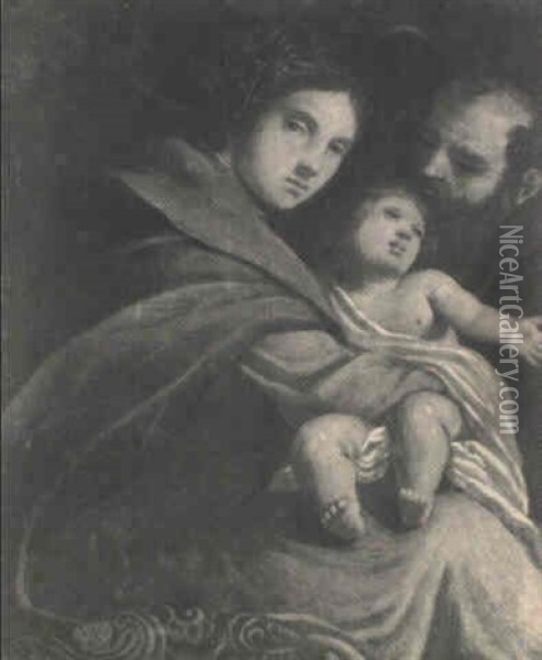 La Sainte Famille Oil Painting -  Scarsellino