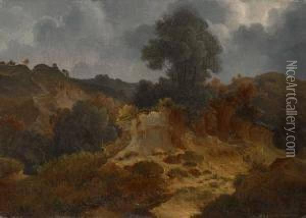 Felsige Landschaft Oil Painting - Johann Wilhelm Schirmer
