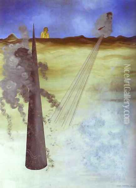 I Came Like I Promised Oil Painting - Yves Tanguy