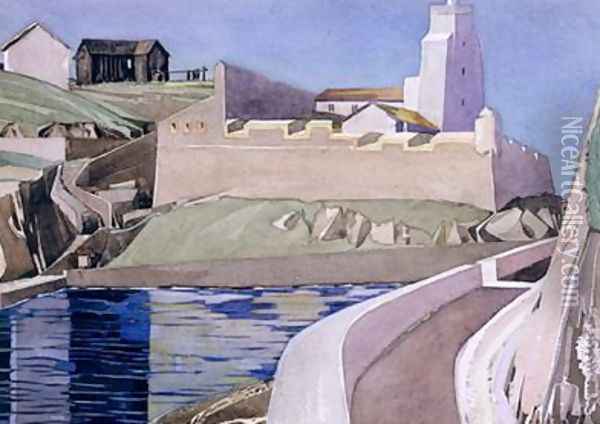 The Lighthouse 1927 Oil Painting - Charles Rennie Mackintosh
