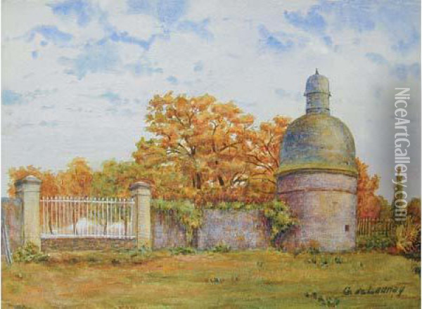 Le Pigeonnier Oil Painting - Gustave De Launay