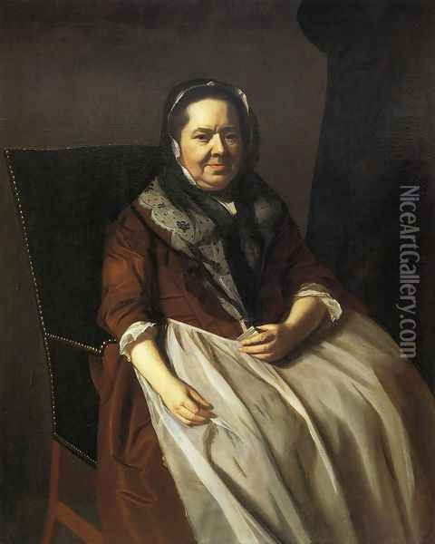 Mrs. Paul Richard (Elizabeth Garland) Oil Painting - John Singleton Copley