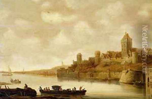 View of Nijmegen Oil Painting - Jan van Goyen