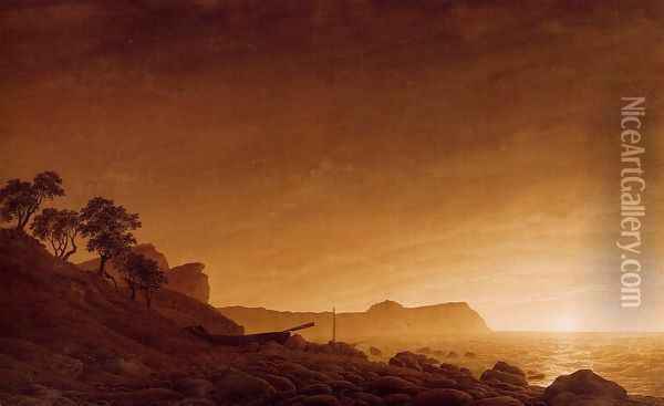 Cape Arkona Oil Painting - Caspar David Friedrich