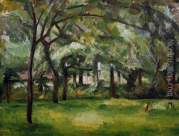 Farm In Normandy Summer Aka Hattenville Oil Painting - Paul Cezanne