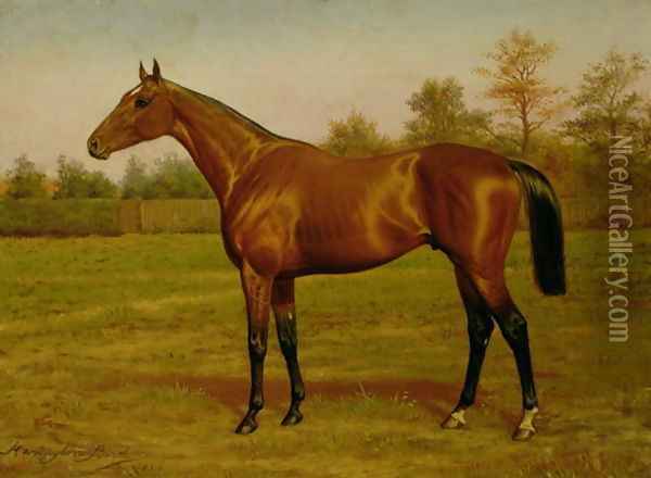 Isinglass, Triple Crown 1893 Oil Painting - Harrington Bird