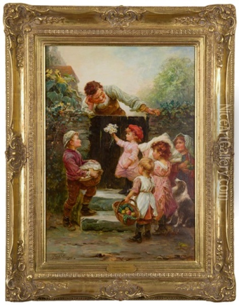 Clytie Oil Painting - Frederick Morgan