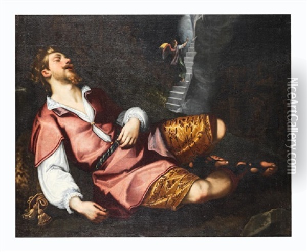 Jacob's Dream Oil Painting - Lodovico (Il Cigoli) Cardi