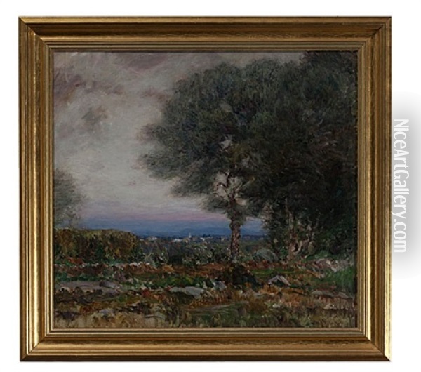 Landscape Oil Painting - Lewis Henry Meakin