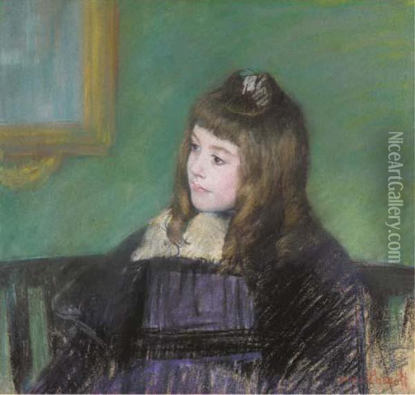 Portrait De Marie-therese Gaillard Oil Painting - Mary Cassatt