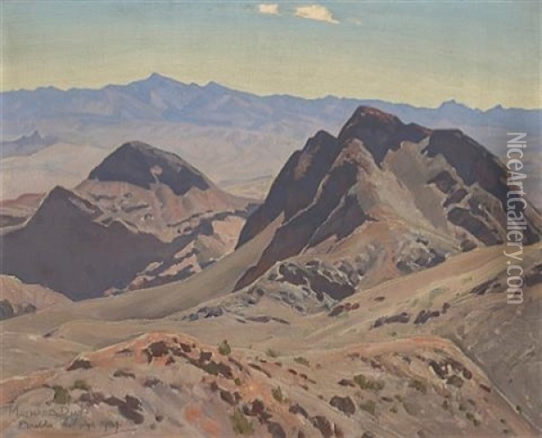Toward Arizona (no. 520) Oil Painting - Maynard Dixon
