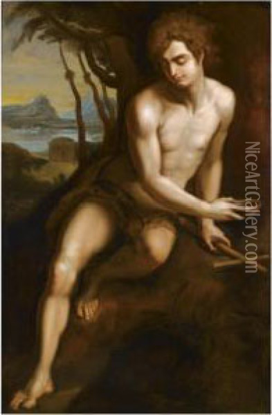 Saint John The Baptist Oil Painting - Andrea Del Sarto