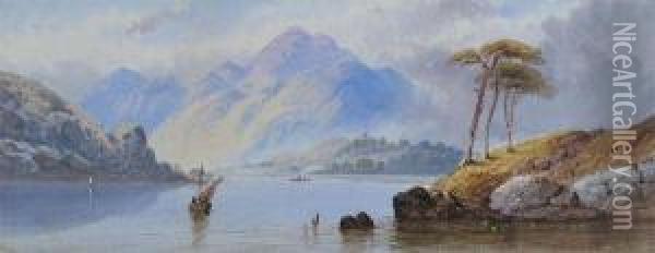 Lakeland Landscapes Oil Painting - Edwin Earp