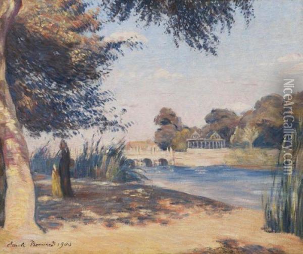 Au Bord Du Nil Oil Painting - Emile Bernard