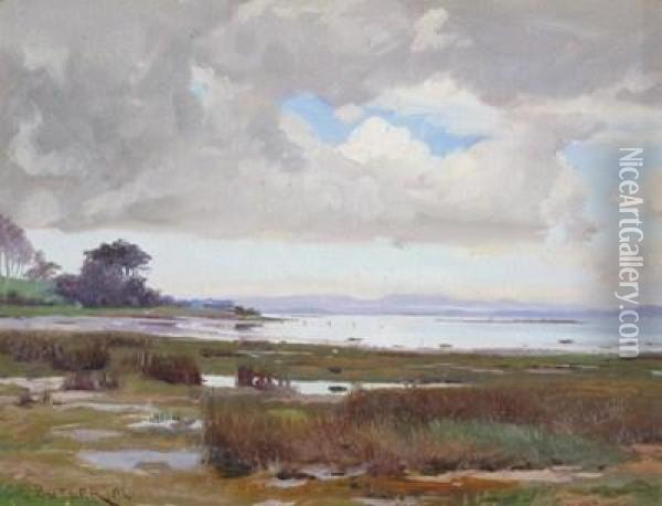 Poole Harbour, Dorsetshire Oil Painting - Charles Ernest Butler