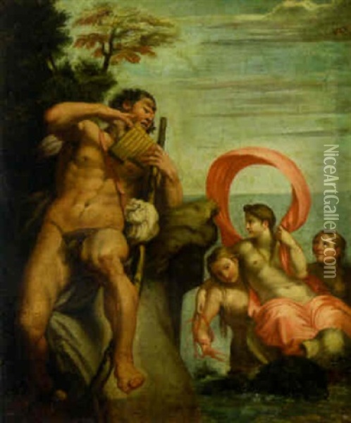 Polyphemus And Galatea Oil Painting - Annibale Carracci