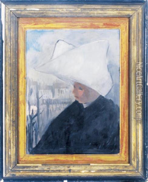 Sister Of Mercy Oil Painting - Lucien Adolphe Labaudt