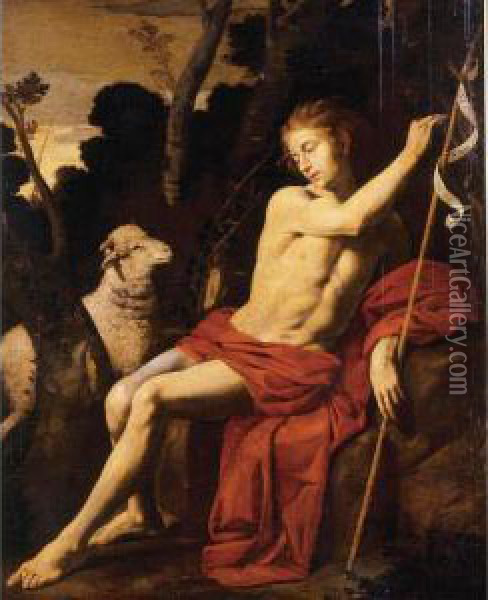 Saint John The Baptist Oil Painting - Hendrick Zomeren Van Somer