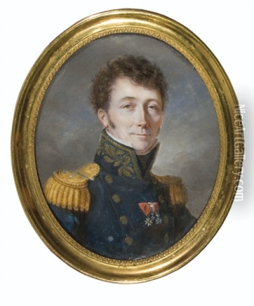 Joseph-gaspard, Comte D'hoffelize Oil Painting - Andre Leon Larue
