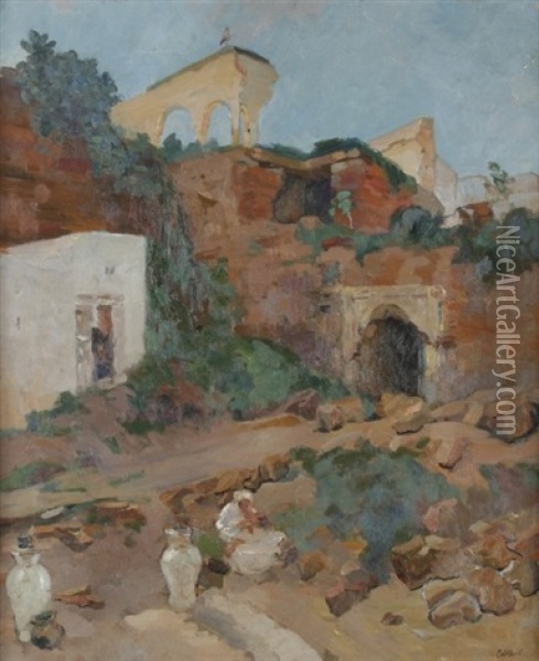 Rabat Oil Painting - Elie Anatole Pavil