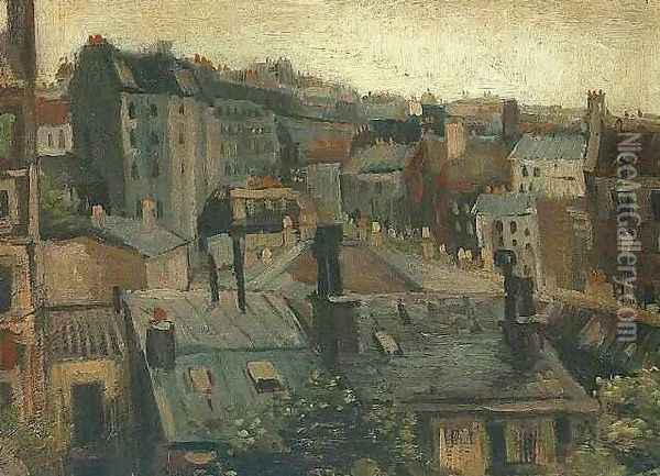 View Of Roofs And Backs Of Houses Oil Painting - Vincent Van Gogh