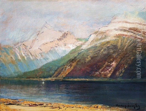 Mountains In The Tatra Oil Painting - Laszlo Mednyanszky