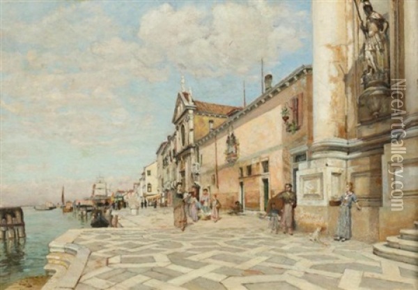 Venetian Scene Oil Painting - William Graham