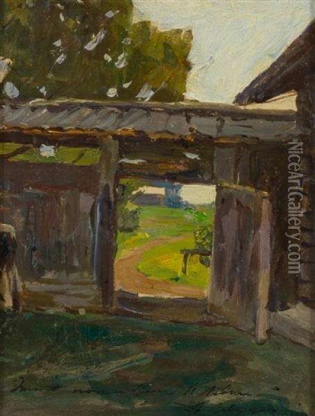 Summer Beyond The Gate Oil Painting - Isaak Levitan