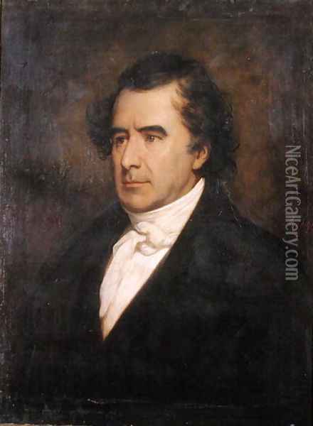 Portrait of Dominique Francois Jean Arago 1786-1853 1842 Oil Painting - Ary Scheffer