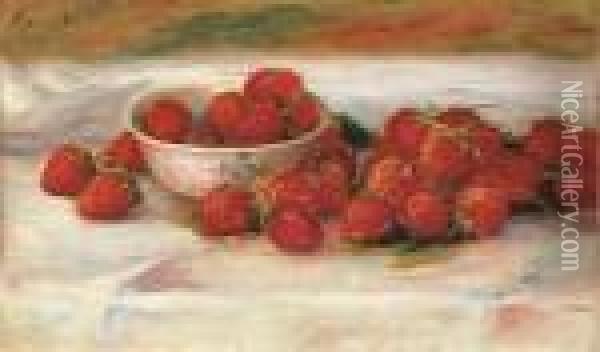 Fraises Oil Painting - Pierre Auguste Renoir
