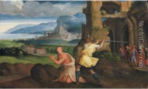 The Beheading Of St. Bartolomew Oil Painting - Garofalo