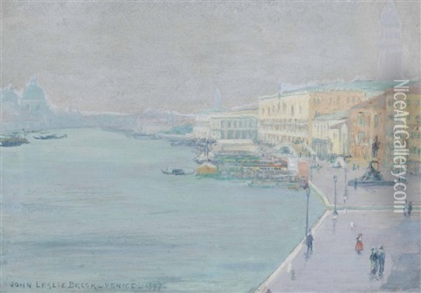 Venice Oil Painting - John Leslie Breck