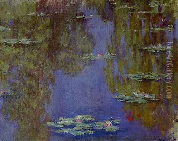 Water Lilies45 Oil Painting - Claude Oscar Monet