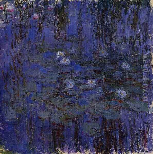 Water Lilies42 Oil Painting - Claude Oscar Monet