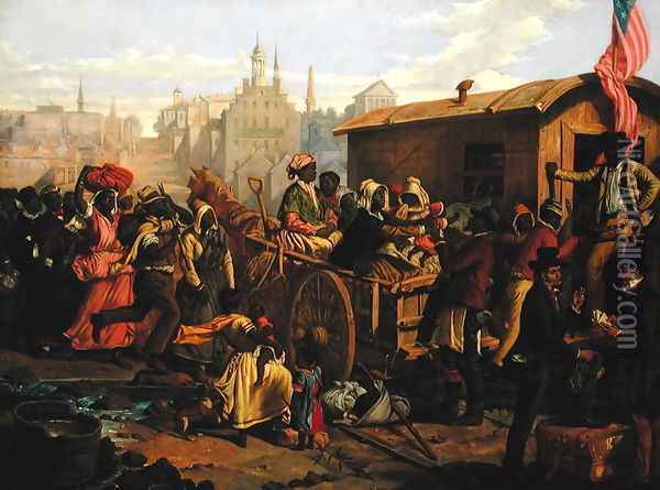 After the Sale, 1853 Oil Painting - Eyre Crowe